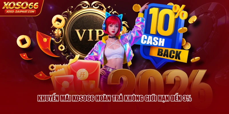 5 Khuyến Mãi XOSO66 Nổi Bật, Tặng Thưởng Khủng Mỗi Ngày 2 Khuyến mãi XOSO66 hoàn trả không giới hạn đến 3%