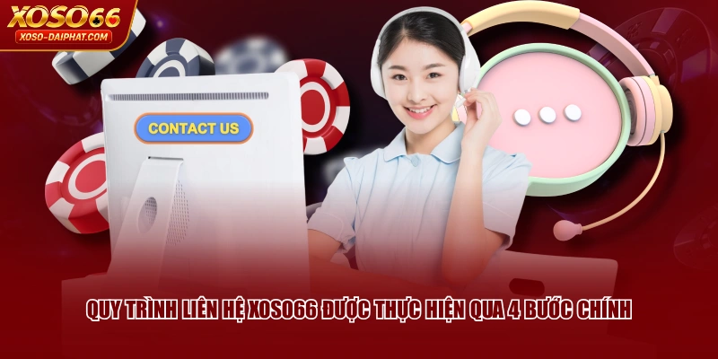 Liên Hệ XOSO66 Phản Hồi Nhanh Chóng, Hỗ Trợ Liên Tục 24/7 2 Quy trình liên hệ XOSO66 được thực hiện qua 4 bước chính