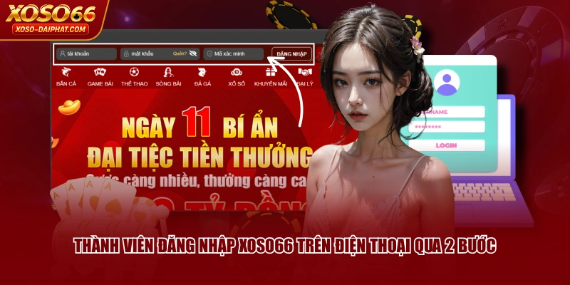 Đăng Nhập XOSO66 Chi Tiết Thành Công Chỉ Trong 2 Phút 2 Thành viên đăng nhập XOSO66 trên điện thoại qua 2 bước
